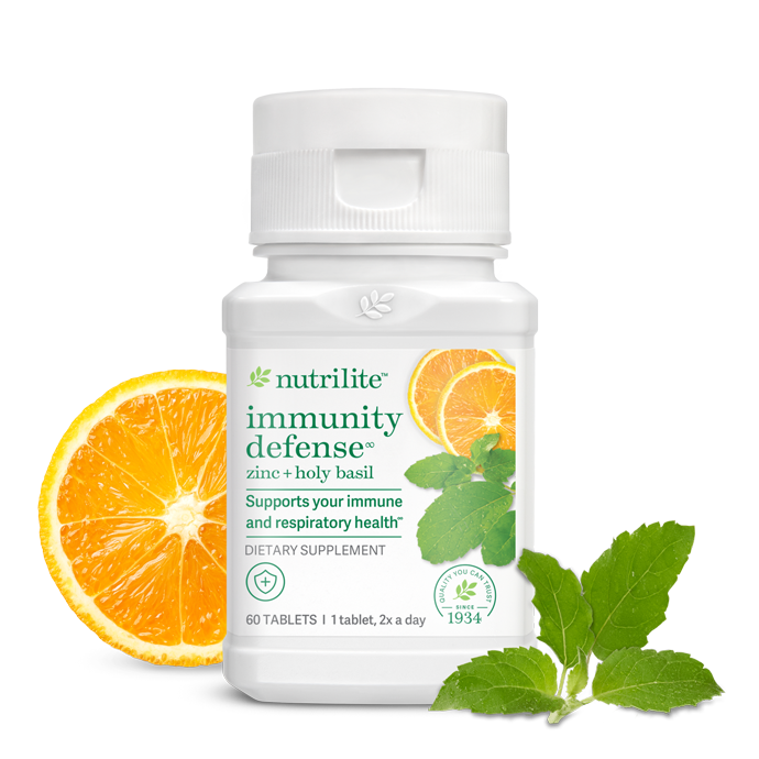 Nutrilite™ Immunity Defense Zinc + Holy Basil - 60 tablets
