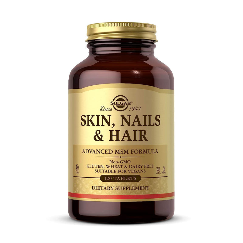 Solgar Skin, Nails & Hair, Advanced MSM Formula,120 Tablets