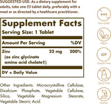 Solgar Chelated Zinc, 250 Tablets - Zinc for Healthy Skin