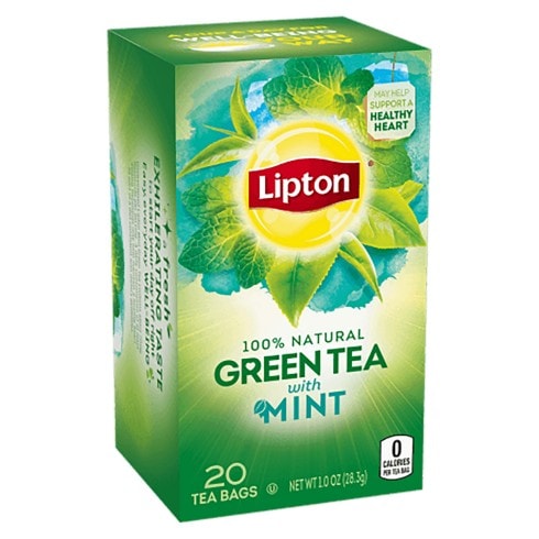 Lipton Green Tea W/mint 20s