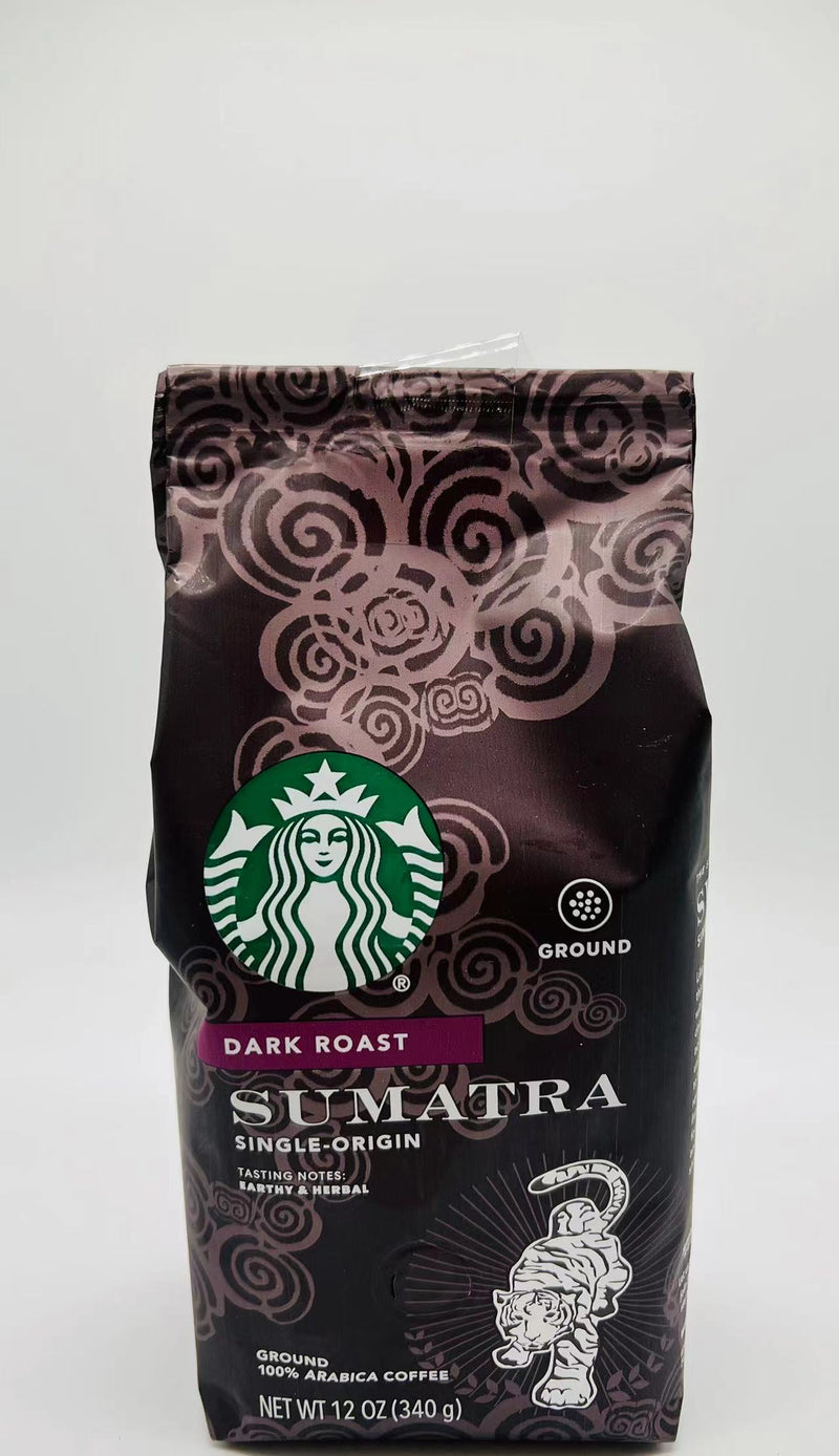 Starbucks Sumatra Dark Roast Single-Origin Ground Coffee 12 oz