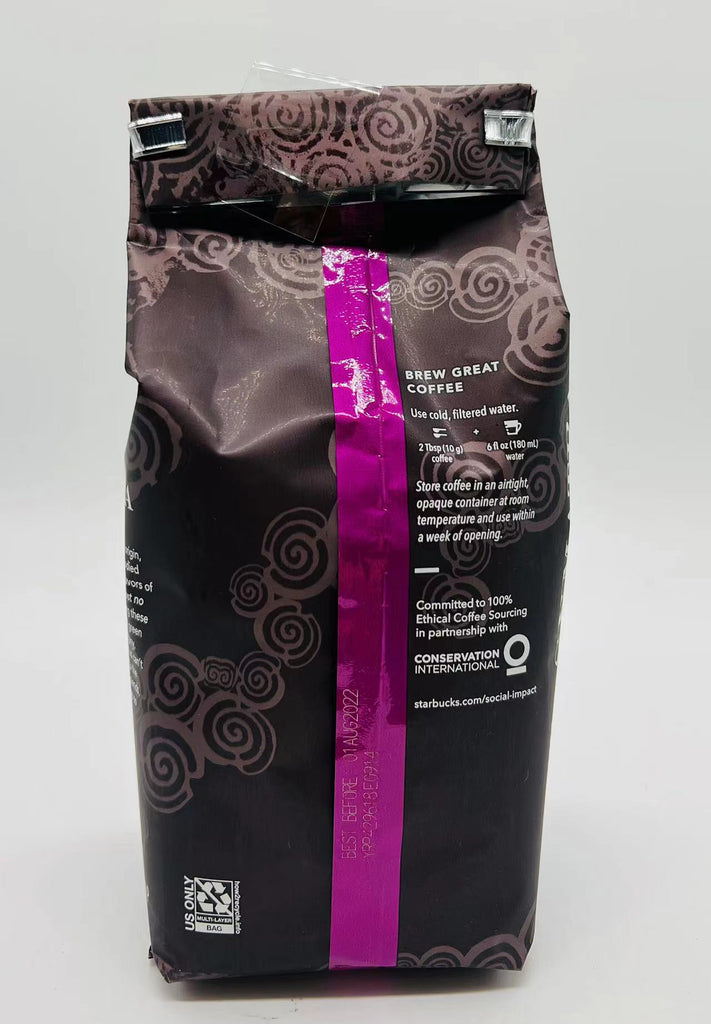 Starbucks Sumatra Dark Roast Single-Origin Ground Coffee 12 oz