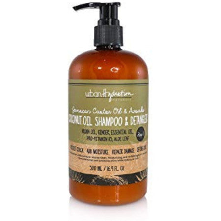 Urban Hydration, Jamaican Castor Oil Shampoo & Detangler 16.9 oz (1 Pack)