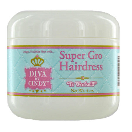 Diva By Cindy Super Gro Hairdress, 4.0 oz (1 Pack)