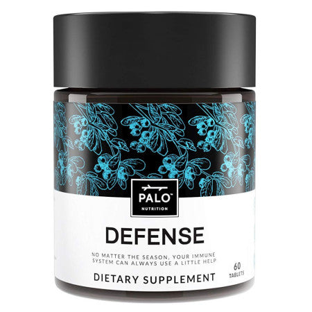 Defense | Immune Support ( 60ea)-All Natural Supplement. Immune System Booster with Vitamin C, Zinc and Botanicals (Including Elderberry, Echinacea) Activate Your Health & Wellness |By PALO Nutrition (1 Pack)