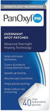 PanOxyl PM Overnight Spot Patches, Advanced Hydrocolloid Healing Technology, Fragrance Free, 40 Count