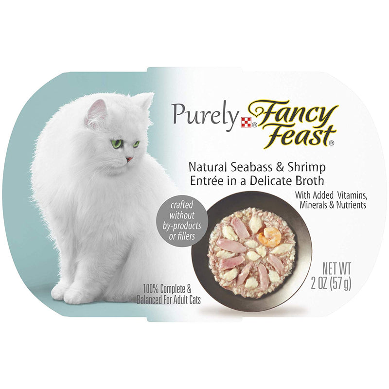 Fancy Feast Purely Seabass 2oz