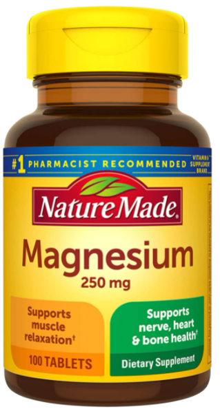 Nature Made Magnesium Oxide 250 mg (100 Tablets)
