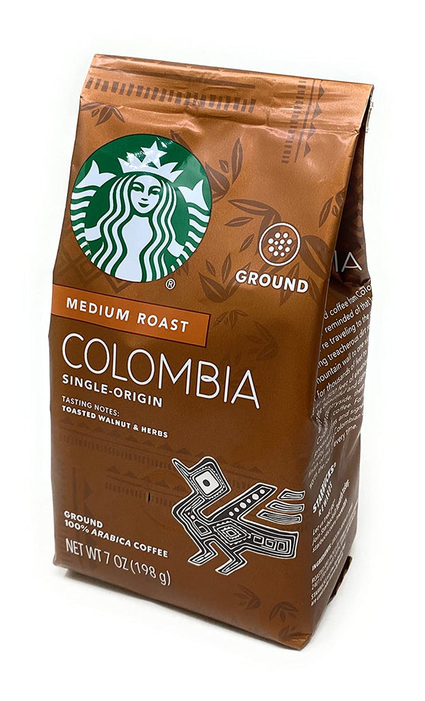 Starbucks Colombia Single-Orgin Medium Roast Ground Coffee 12oz