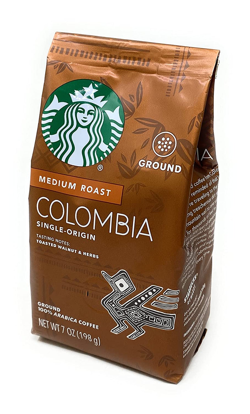 Starbucks Colombia Single-Orgin Medium Roast Ground Coffee 12oz