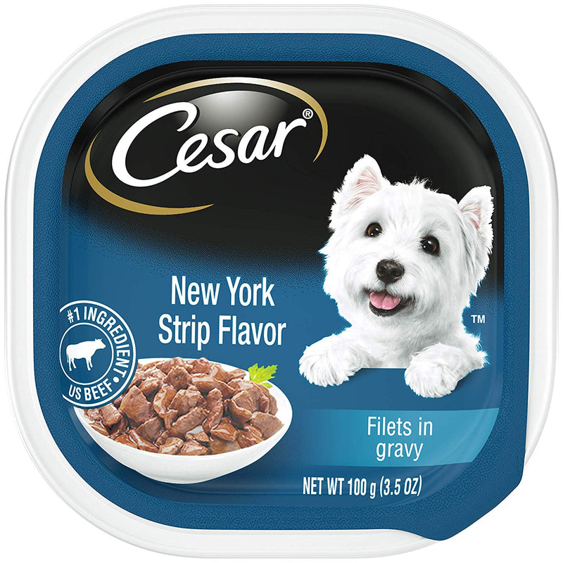Cesar Gourmet NY Strip Flavor 3.5oz