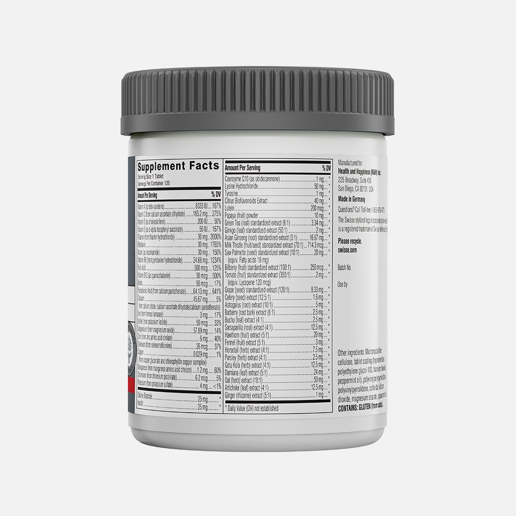 Men's Ultivite by Swisse (120 Tablets once daily)