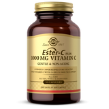 Solgar Ester-C Plus 1000 mg Vitamin C , 50 Tablets - Gentle On The Stomach & Non Acidic - Antioxidant & Immune System Support - Non GMO, Vegan, Gluten Free, Kosher - 50 Servings