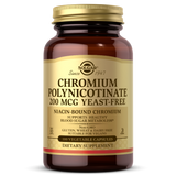 SOLGAR CHROMIUM POLYNICOTINATE 200 MCG VEGETABLE CAPSULES