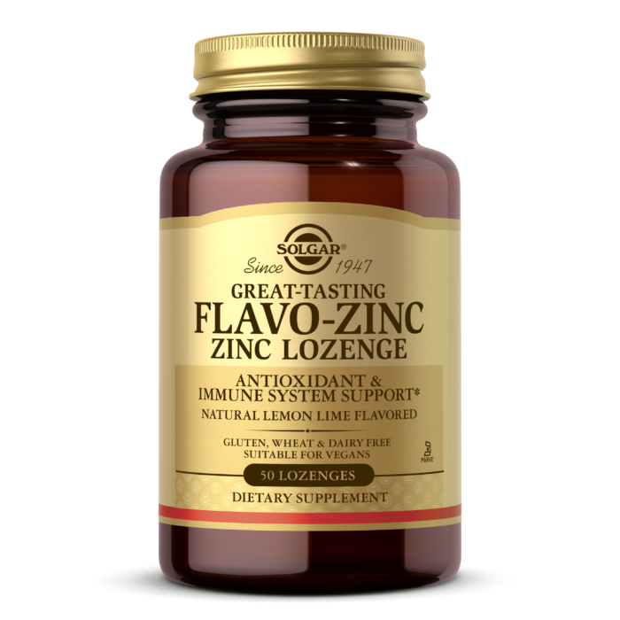 SOLGAR® FLAVO-ZINC ZINC LOZENGE 50 LOZENGES