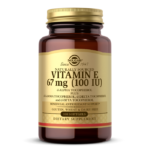 SOLGAR VITAMIN E 67 MG (100 IU) MIXED SOFTGELS (D-ALPHA TOCOPHEROL & MIXED TOCOPHEROLS) 100 SOFTGELS