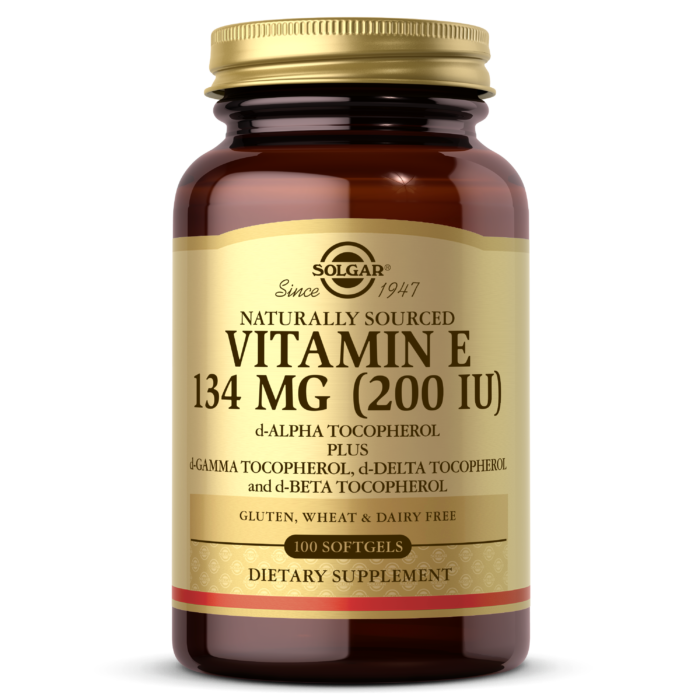SOLGAR VITAMIN E 134 MG (200 IU) MIXED SOFTGELS (D-ALPHA TOCOPHEROL & MIXED TOCOPHEROLS) 100 SOFTGELS