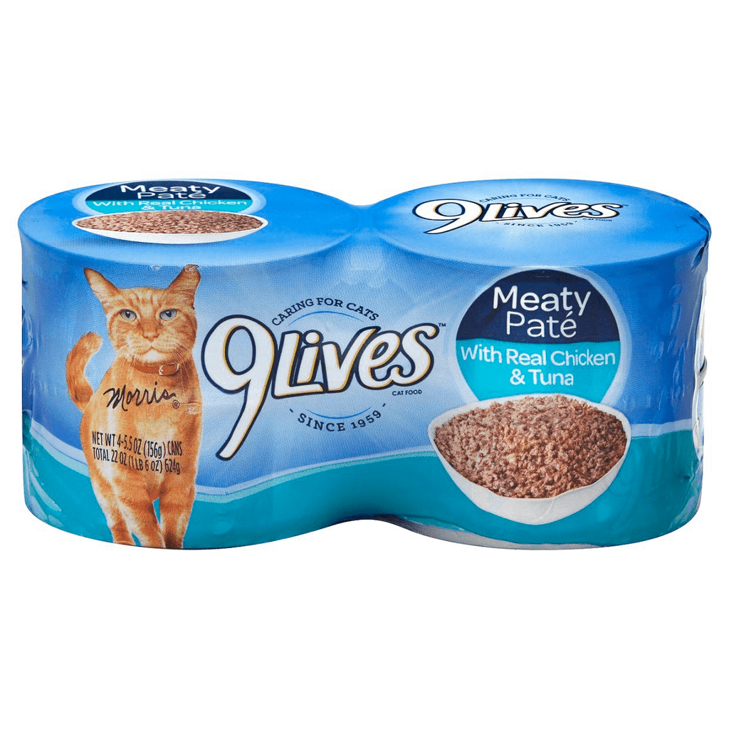 9 Lives Chicken & Tuna 4/5.5oz