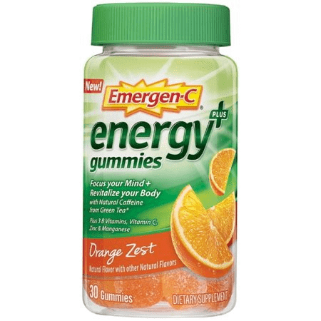 Emergen-C Energy Gummies For Mind and Body,  30 ea (1 Pack)