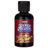 Now Foods Better Stevia, Zero-Calorie Liquid Sweetener, Cinnamon Vanilla, 2 fl oz (60 ml)