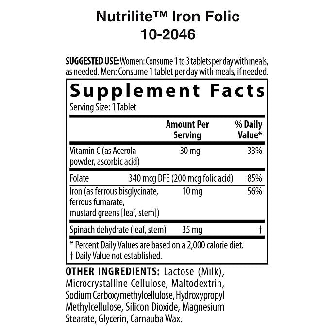 Nutrilite™ Iron Folic