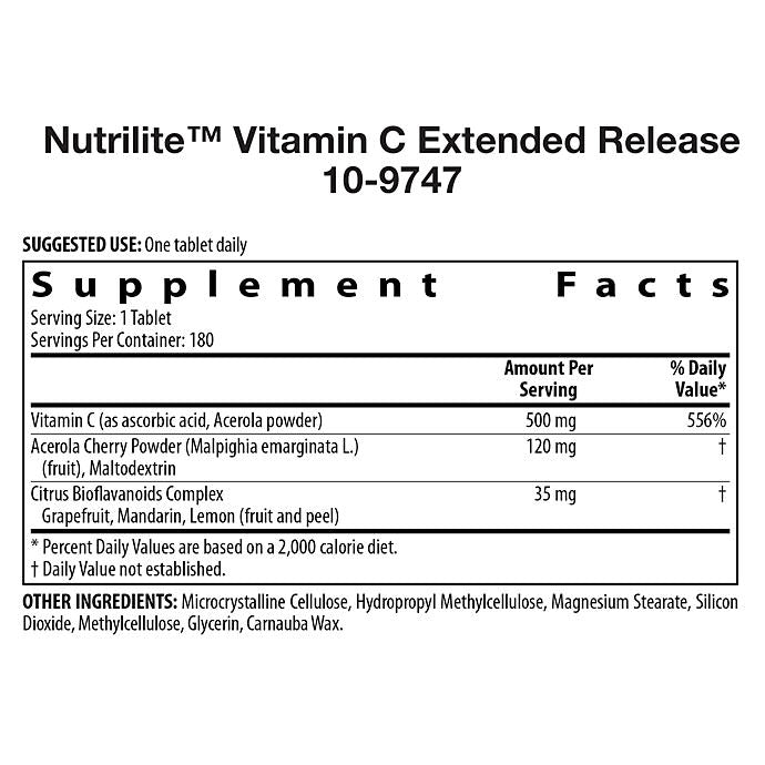 Nutrilite™ Vitamin C Extended Release - 180 Tablets