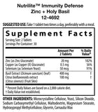 Nutrilite™ Immunity Defense Zinc + Holy Basil - 60 tablets