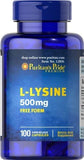 Puritan's Pride L-Lysine 500 mg-100 Capsules