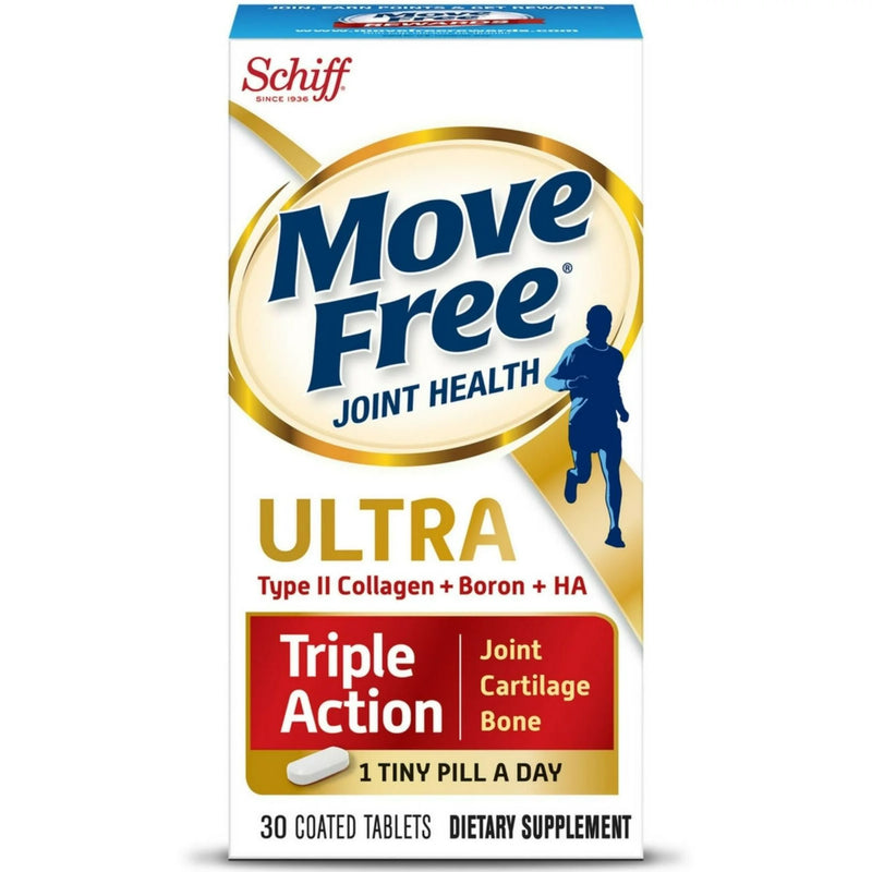 Move Free Ultra Triple Action, Joint Health Supplement with Type II Collagen, Boron and HA 30ea