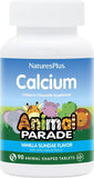 NaturesPlus Animal Parade Calcium, Vanilla Sundae Flavor - 90 Animal-Shaped Chewable Tablets