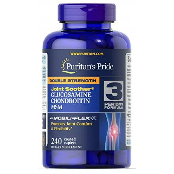 Puritan's Pride Double Strength Glucosamine, 240 Capsules
