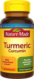 Nature Made Turmeric Curcumin 500 mg, Herbal Supplement for Antioxidant Support, 60 Capsules