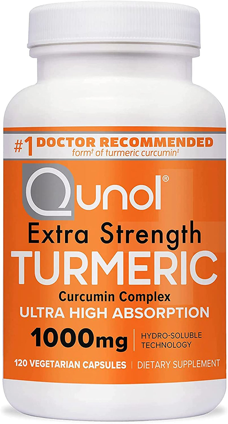 Qunol Turmeric Curcumin 1000mg -120 Capsules