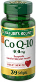 Nature's Bounty CoQ10 , Dietary Supplement, Supports Heart Health, 400mg, 39 Softgels