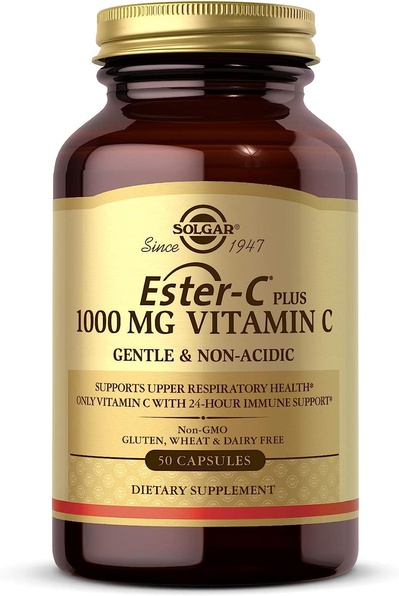Solgar Ester-C Plus 1000 mg Vitamin C with Citrus Bioflavonoids - 50 Capsules