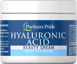 Puritan's Pride Hyaluronic Acid Cream-8 oz Cream