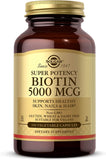 Solgar Biotin 5000 mcg, 100 Veg Caps