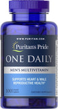 Puritans Pride One Daily Mens Multivitamin Caplets, 100 Count
