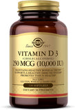 Solgar Vitamin D3 (Cholecalciferol) 250 MCG (10,000 IU), 120 Softgels