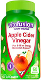 vitafusion Apple Cider Vinegar Gummies, 500mg Apple Cider Vinegar per serving plus B Vitamins, 60ct