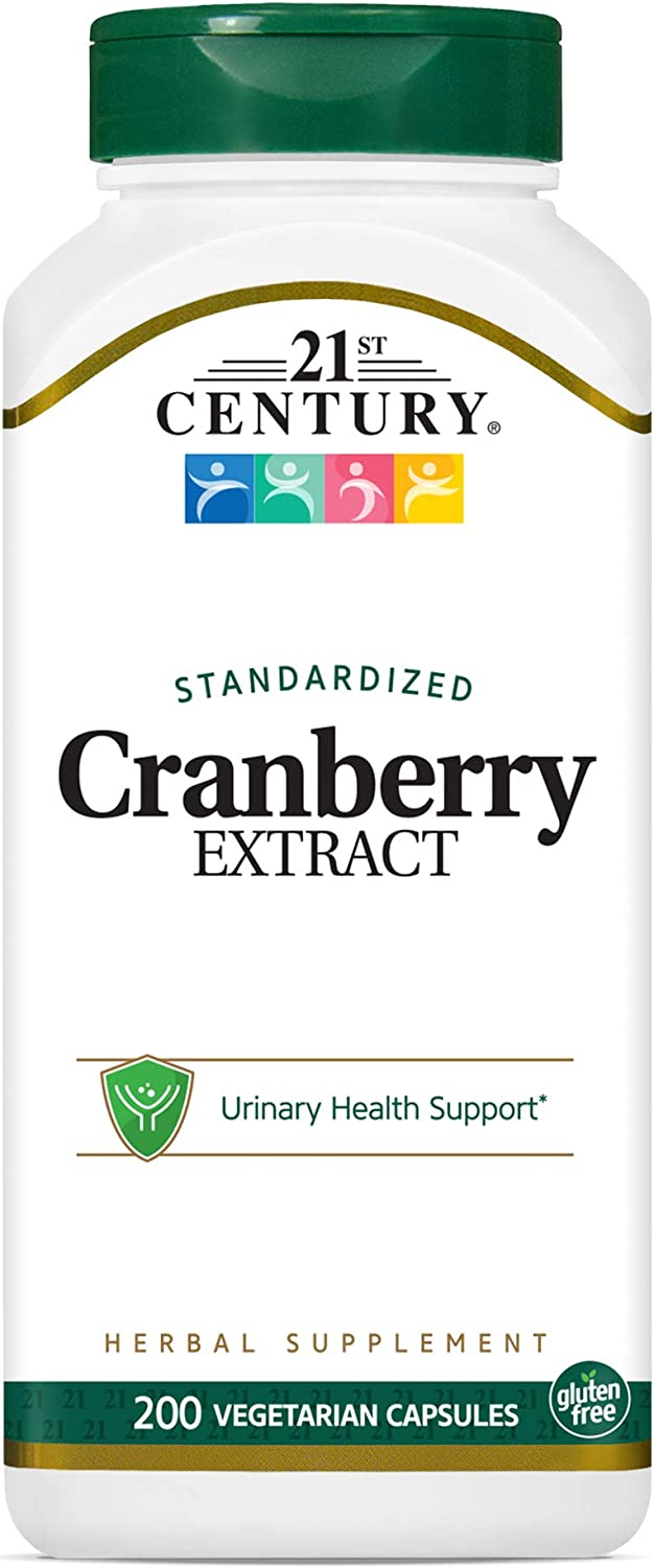 21st Century Healthcare, Inc Cranberry Extract Capsules, 200 Count