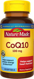 Nature Made CoQ10 100mg, Dietary Supplement for Heart Health Support, 40 Softgels