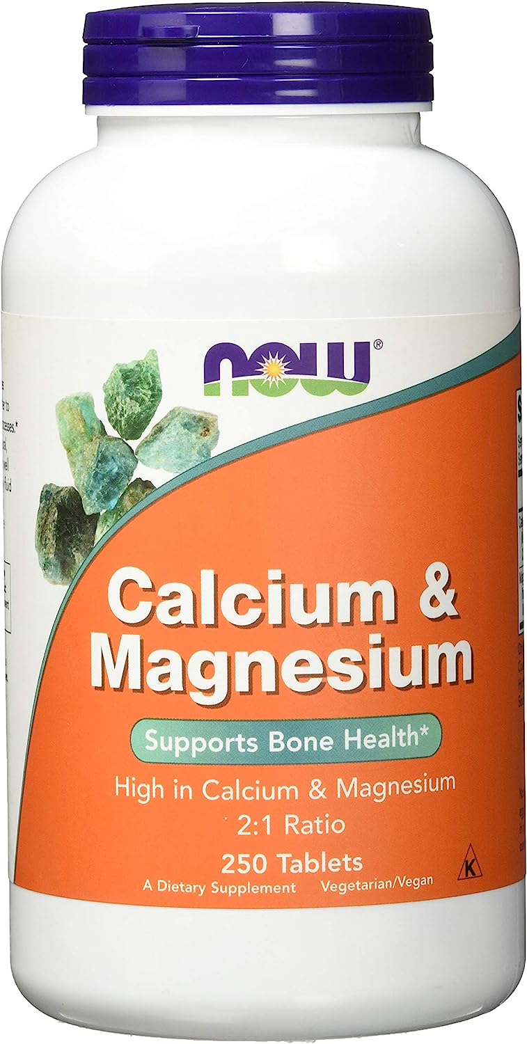 Now Foods Calcium & Magnesium - 250 Tablets