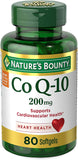 Nature's Bounty CoQ10 , Dietary Supplement, Supports Heart Health, 200mg, 80 Softgels