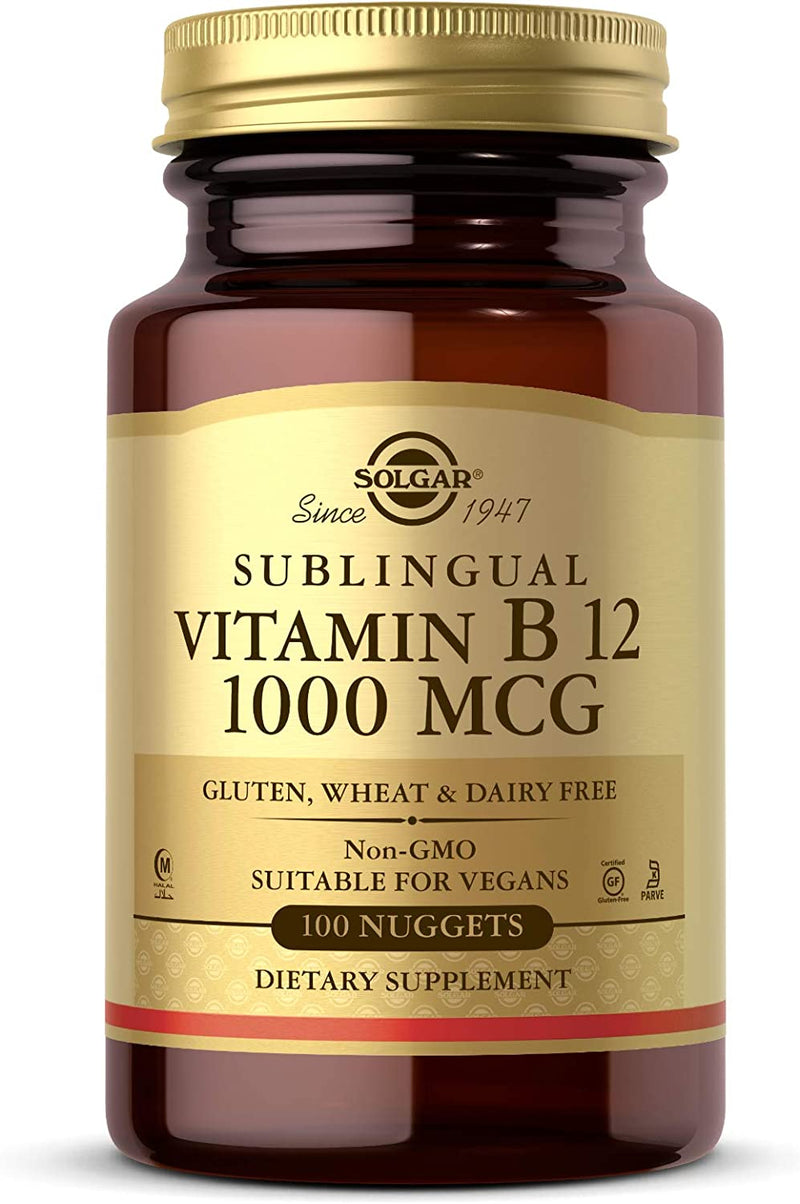 Solgar - B-12 Nuggets, 1000 mcg, 100 Nuggets