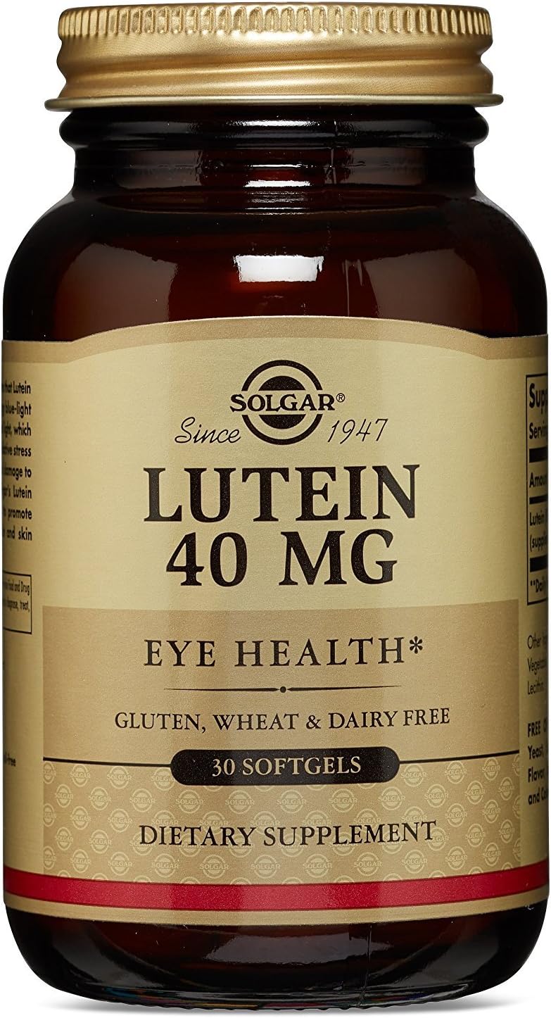 Solgar Lutein 40 mg, 30 Softgels