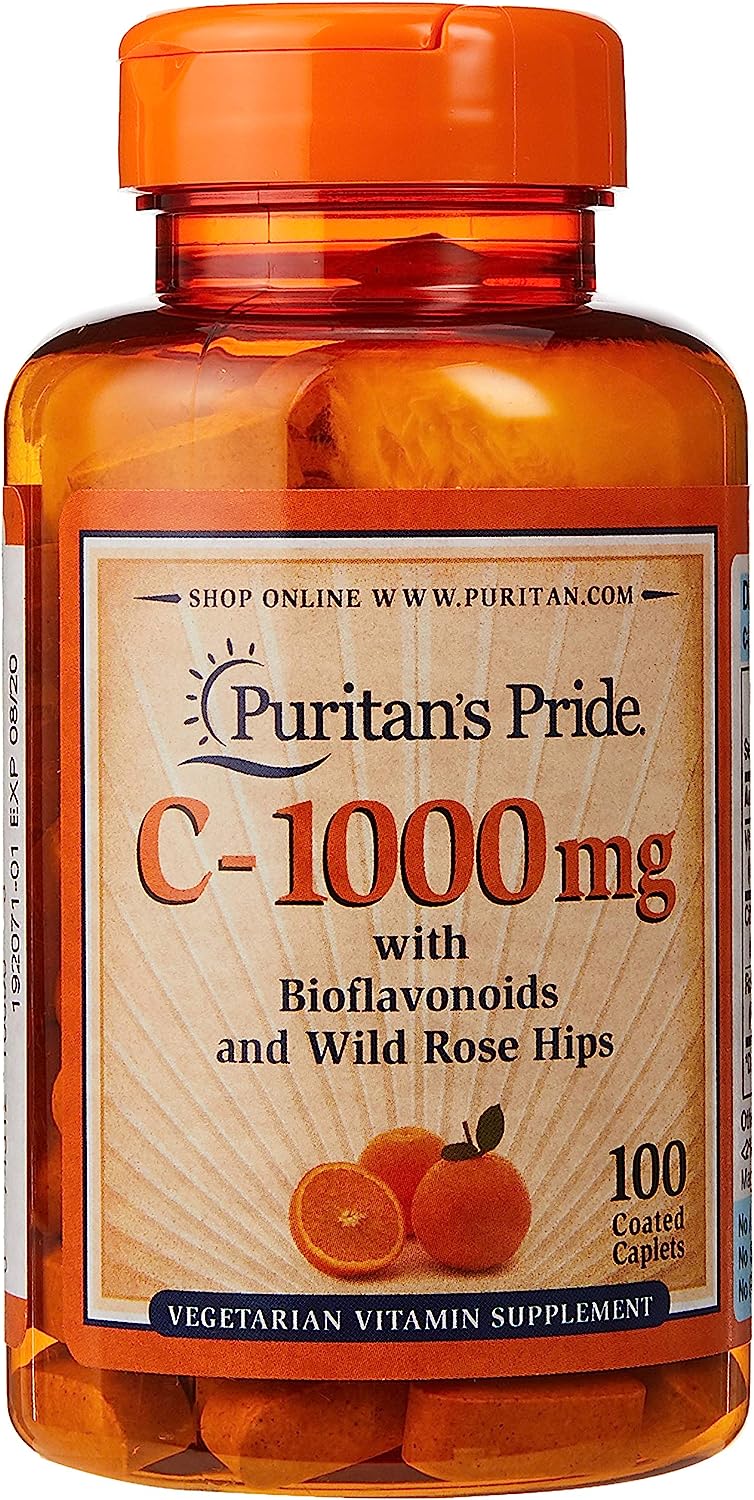 Puritan's Pride 1000 mg with Bioflavonoids & Rose Hips Supports Immune System