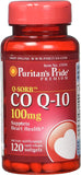 Puritan's Pride Q-Sorb Co Q-10 100 mg-120 Rapid Release Softgels