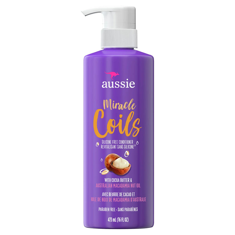Aussie Miracle Coils Conditioner, Paraben Free, 16 oz