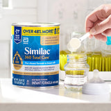 Similac 360 Total Care Infant Formula with 5 HMO Prebiotics, Our Closest Formula to Breast Milk, Non-GMO, Baby Formula Powder, 30.8-oz 2 Can